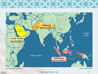 Connecting Cultures - map